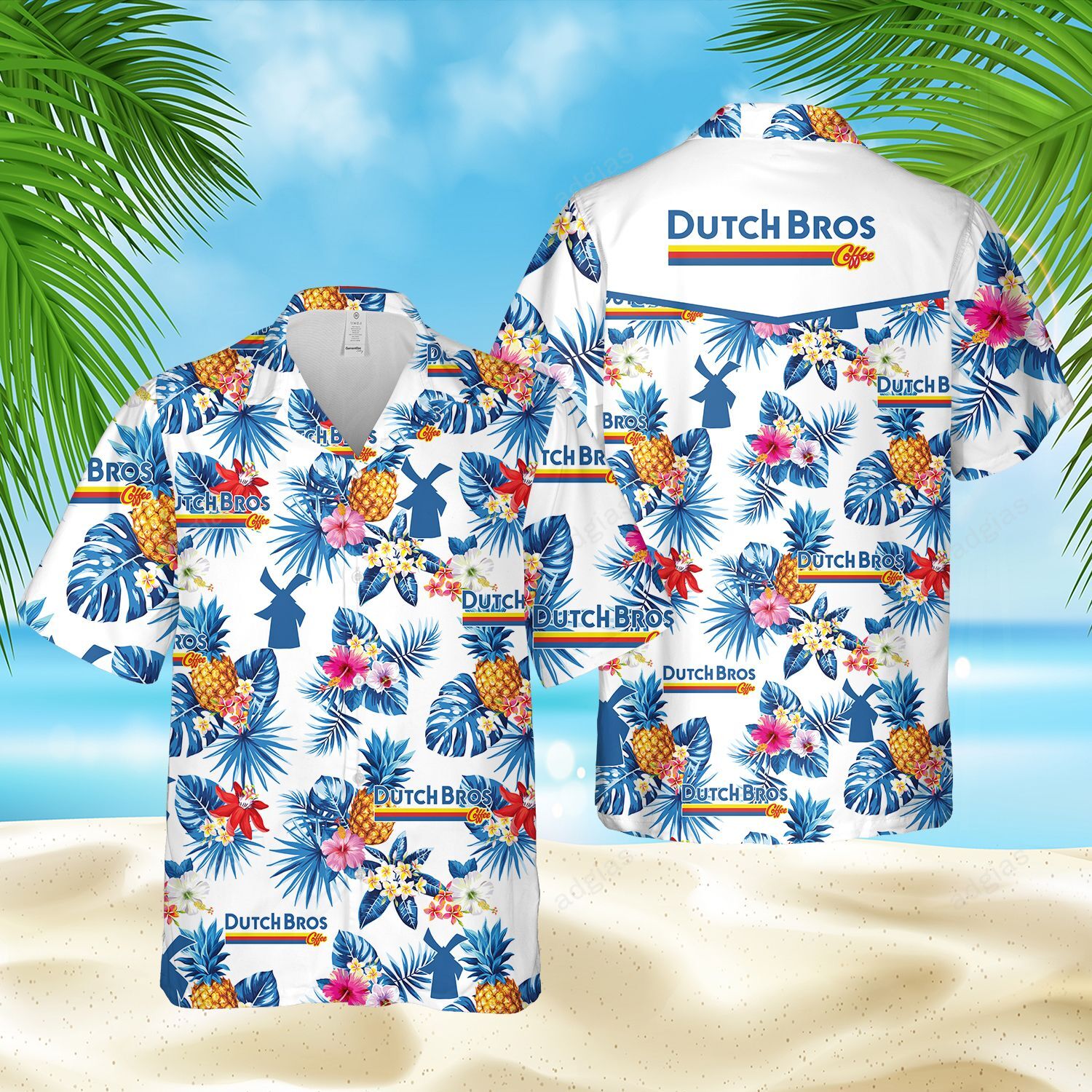 Bros Coffee Lovers Hawaii Summer Beach Outfit Ha78351