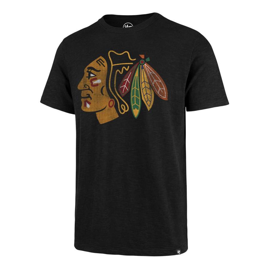 Chicago Blackhawks Grit ’47 Scrum T-Shirt 3D All Over Print