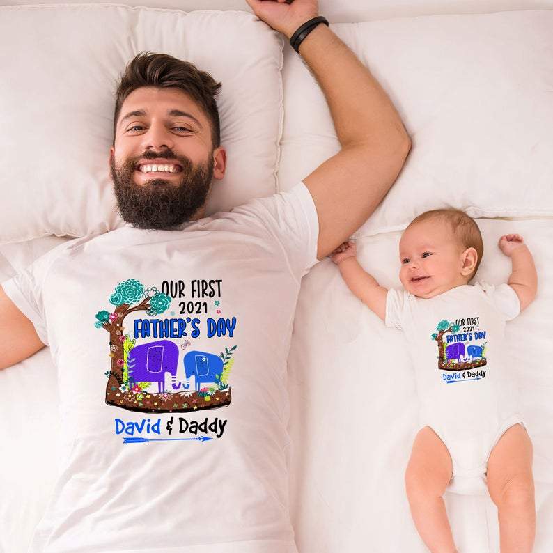 Our First Father’s Day 2021 Personalized Matching Shirt