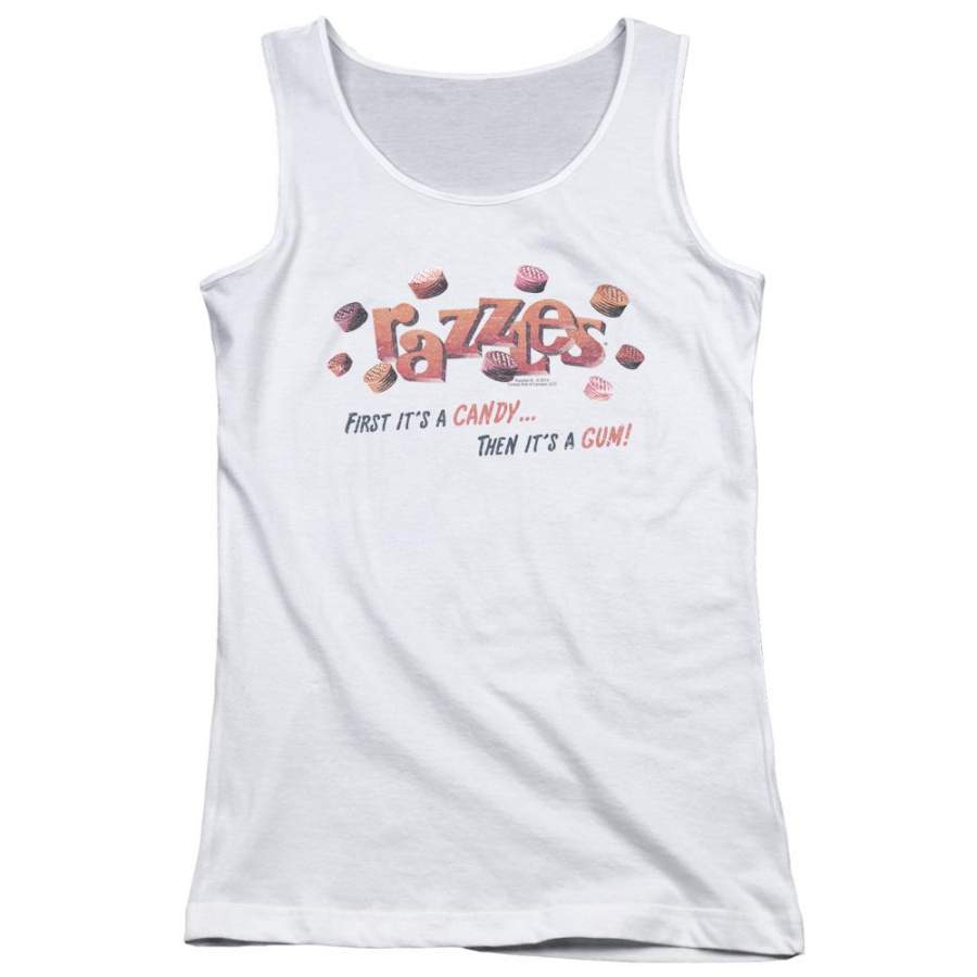 Dubble Bubble – A Gum And A Candy Juniors Tank Top