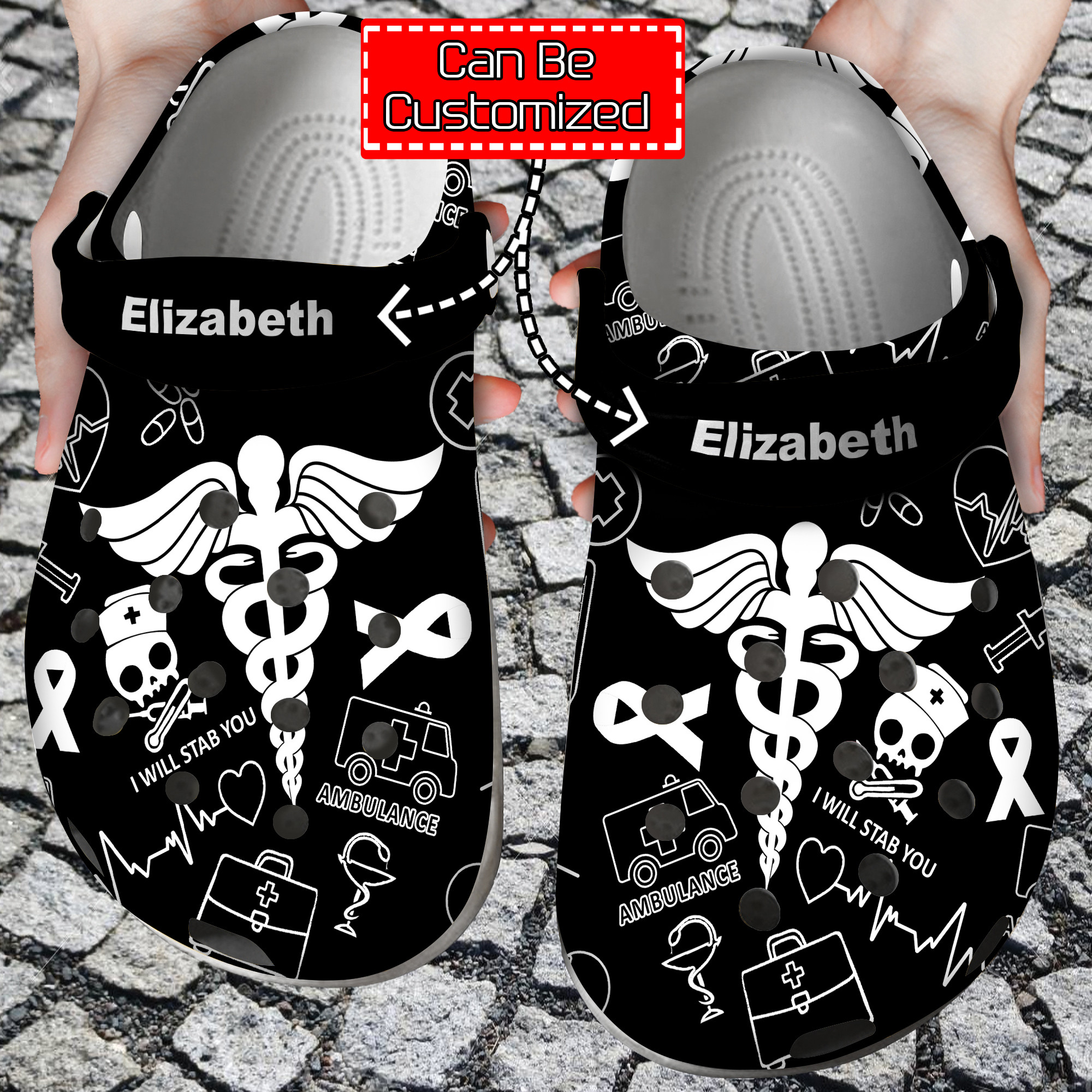 Nurse Crocs – Nurse Personalized Clog Shoes With Your Name