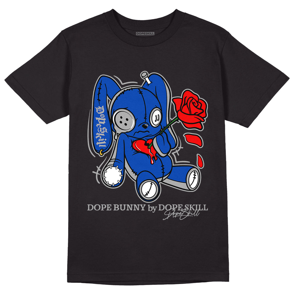 Jordan 5 Racer Blue Dopeskill T-Shirt Dope Bunny Graphic