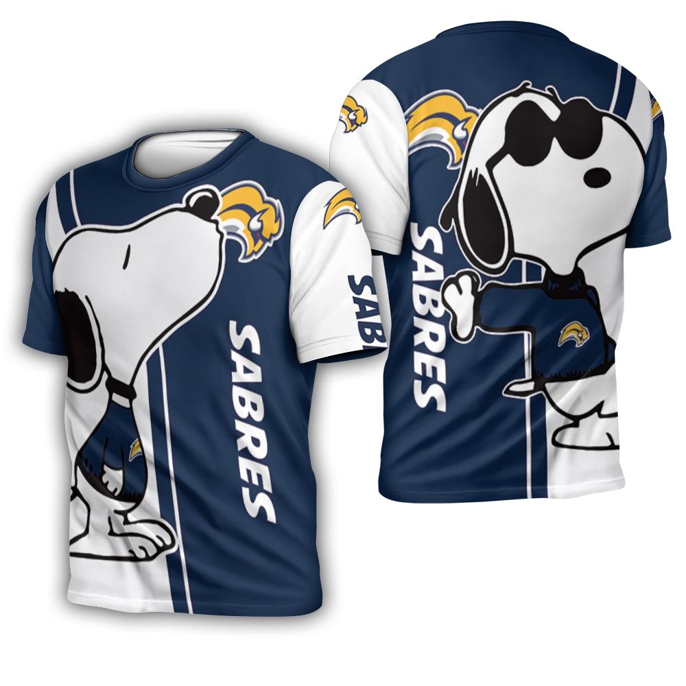 Buffalo Sabres Snoopy Lover 3D Printed 3D T-Shirt