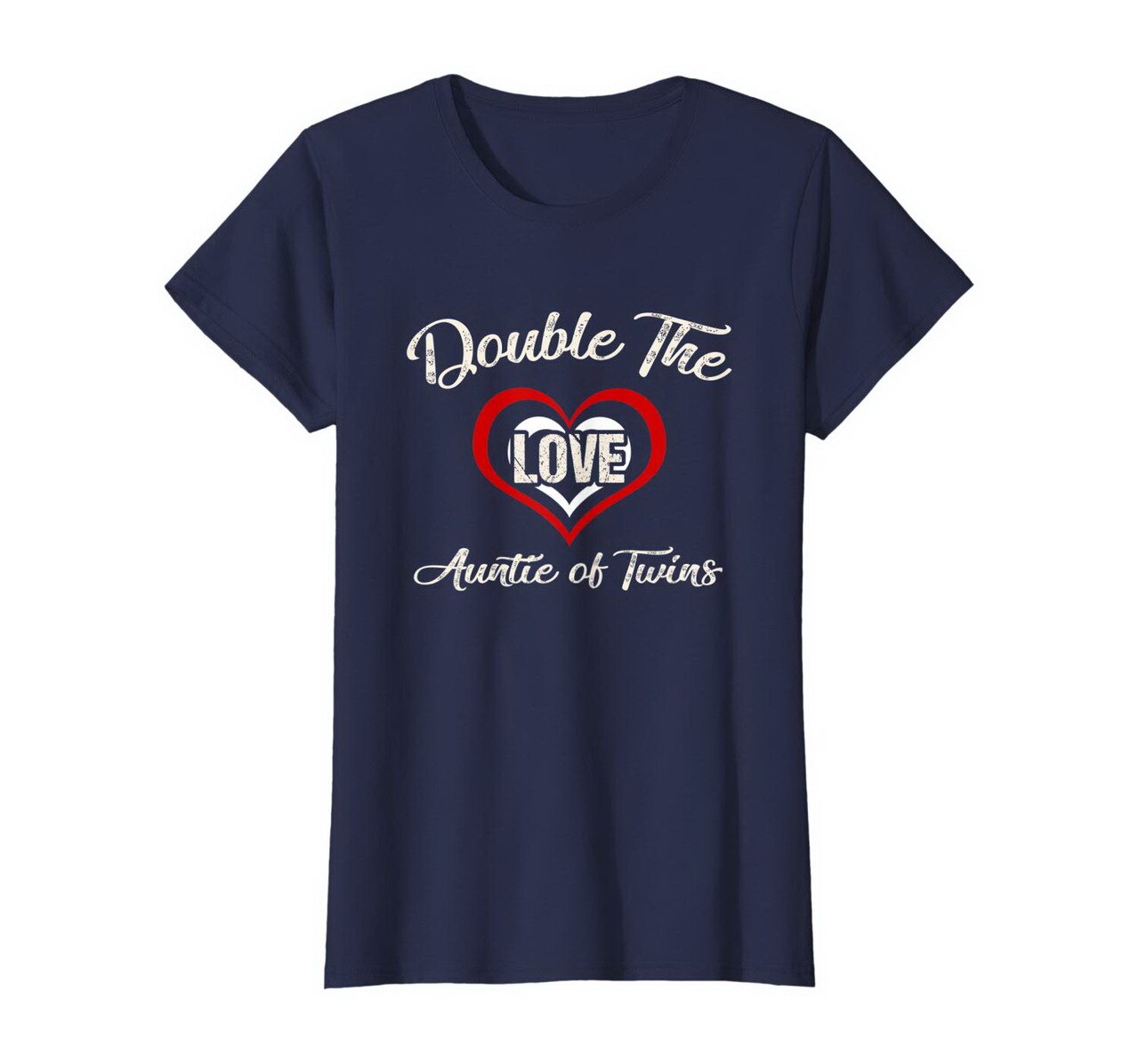 Double The Love Auntie Of Twins New Twins Aunt Cute Shirt New