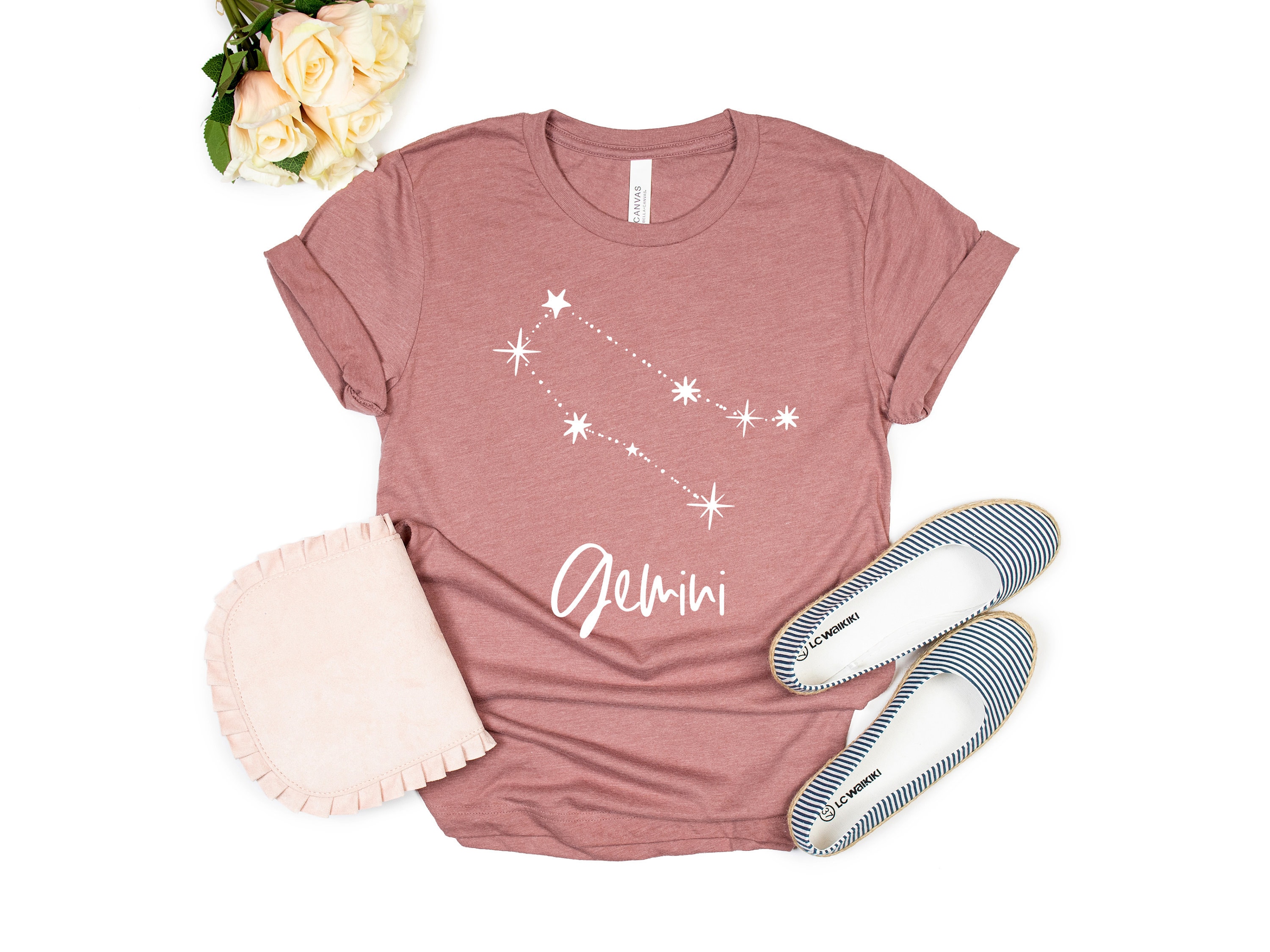 Gemini T-shirt, Gemini Shirt for Gemini Girl, Birthday Gift, Gemini Zodiac Sign, Gemini Horoscope, Gemini Astrology Shirts Collection