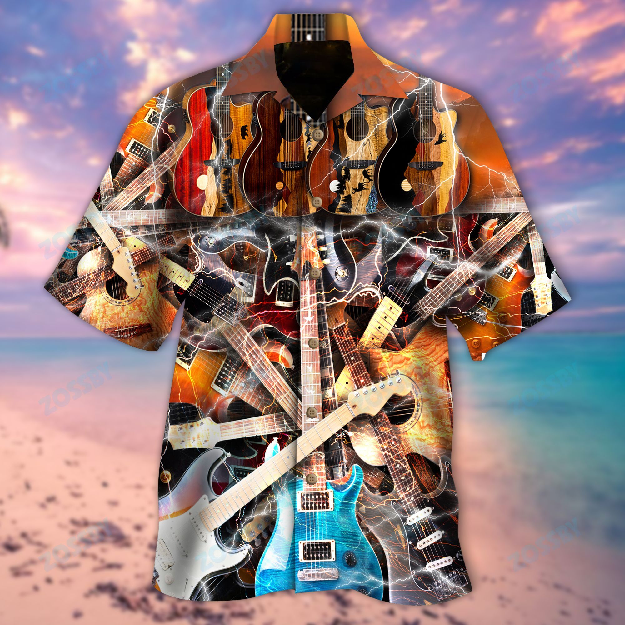 Amazing Guitar Unisex Hawaii Shirt Ha11395