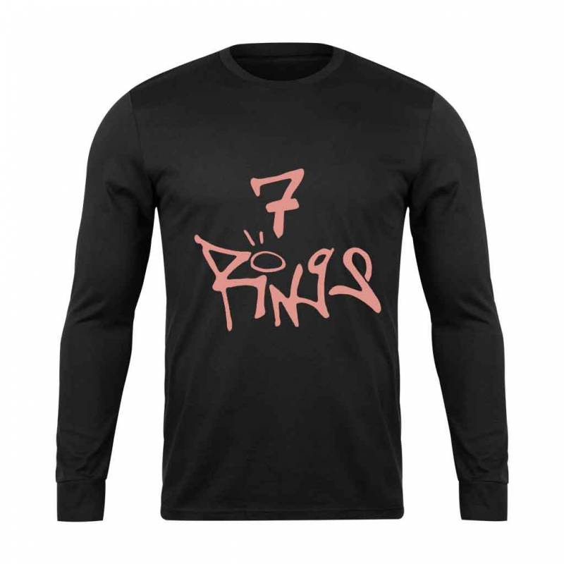 7 Rings Ariana Grande Long Sleeve T-Shirt