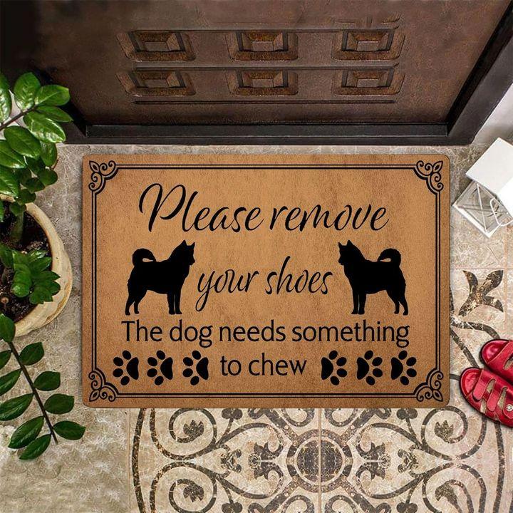 Husky Please Remove Your Shoes Funny Indoor And Outdoor Doormat Warm House Gift Welcome Mat Birthday Gift For Dog Lovers