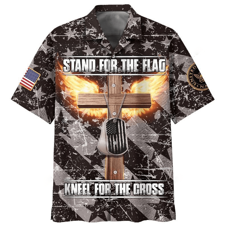 Veteran Stand For The Flag Hawaiian Shirt | For Men & Women | Adult | Hw8507