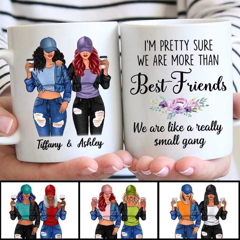 Cool Besties Small Gang Personalized Mug