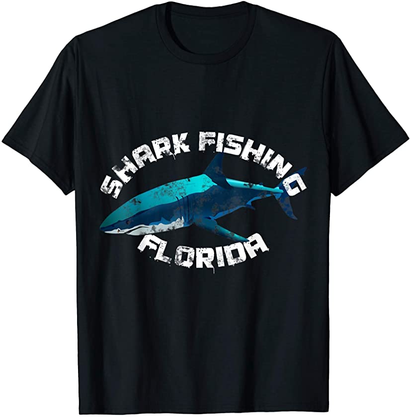 Shark Fishing Florida Vintage T-Shirt