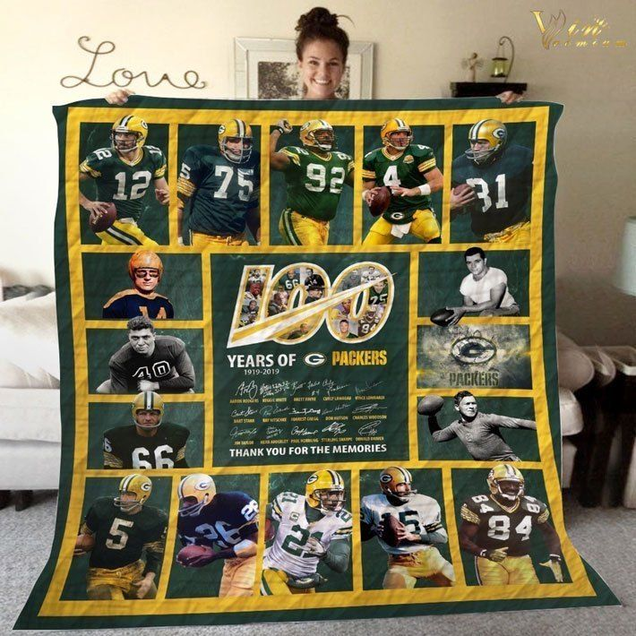 Ll 100 Years Of Green Bay Packers Quilt