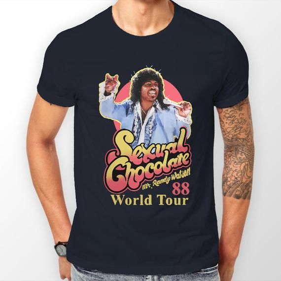 Randy Watson Sexual Chocolate Navy Shirt Funny Shirt