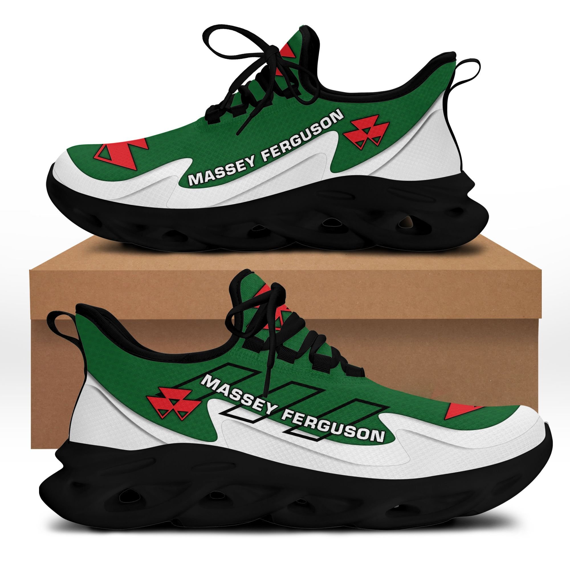 Massey Ferguson Dvt-Ht Bs Running Shoes Ver 1 (Green) – Ride Clothing Shop