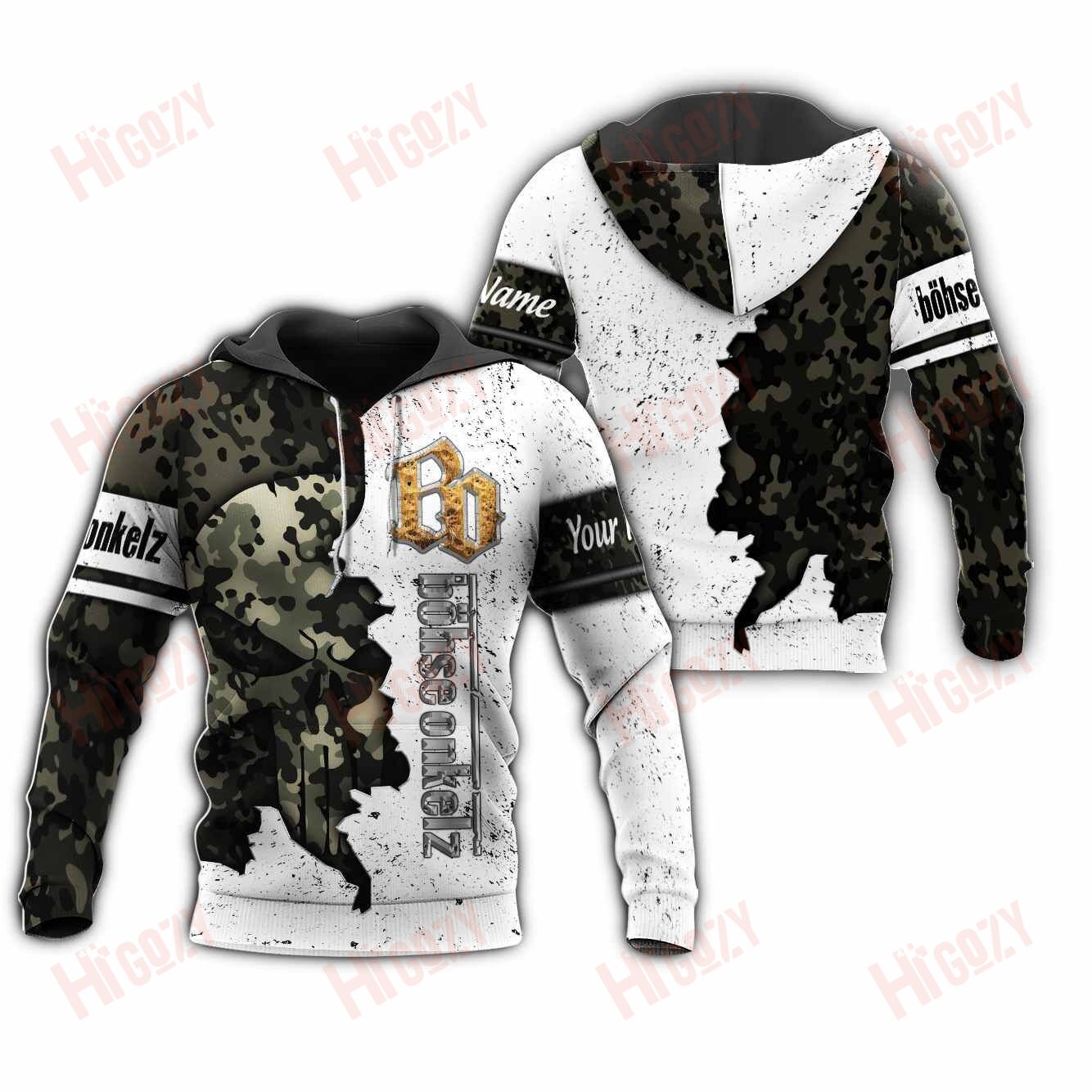 Bohse Onkelz Hoodie, Bohse Onkelz 3D All Over Printed Clothes – Mt697