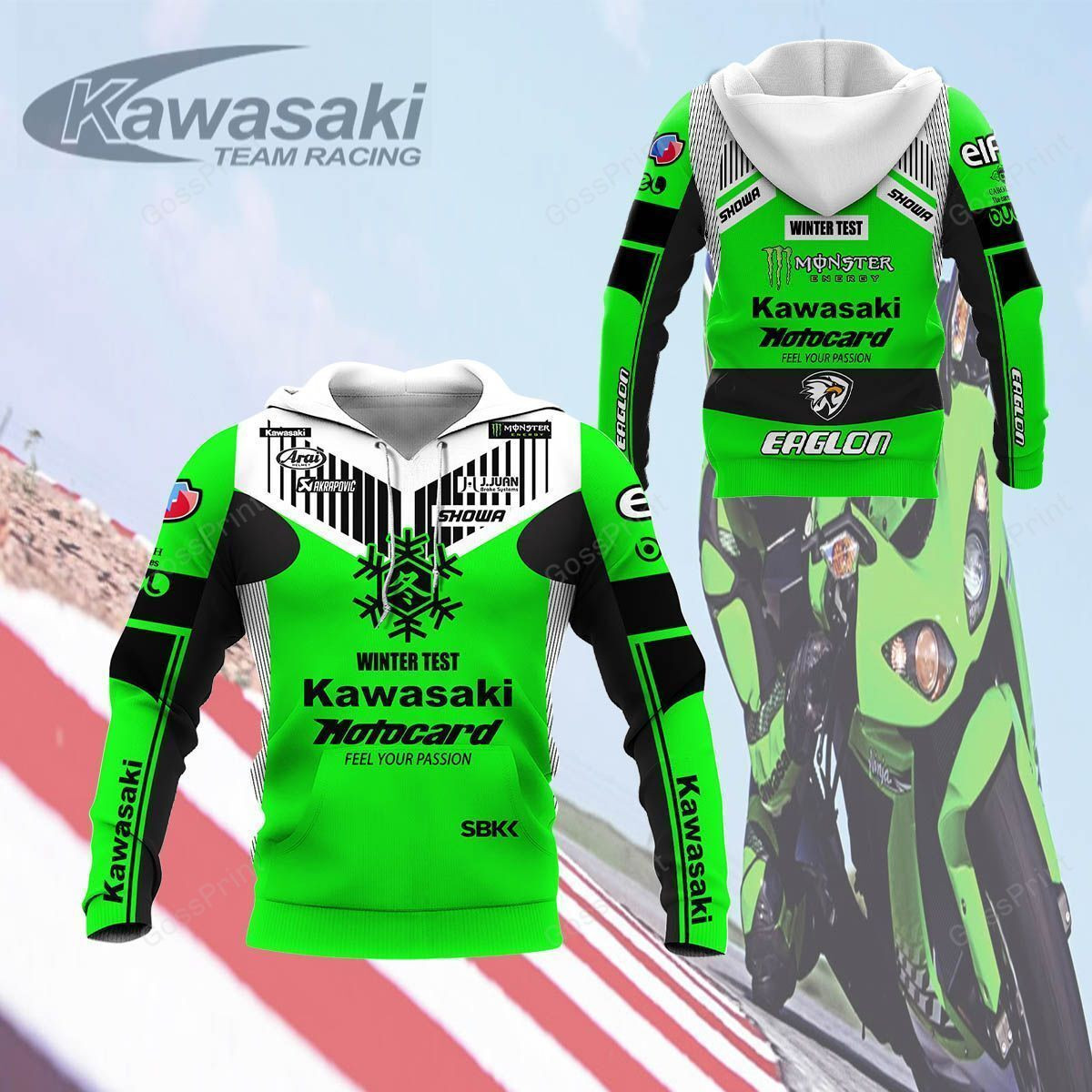 3D All Over Kawasaki Shirt Ver 23