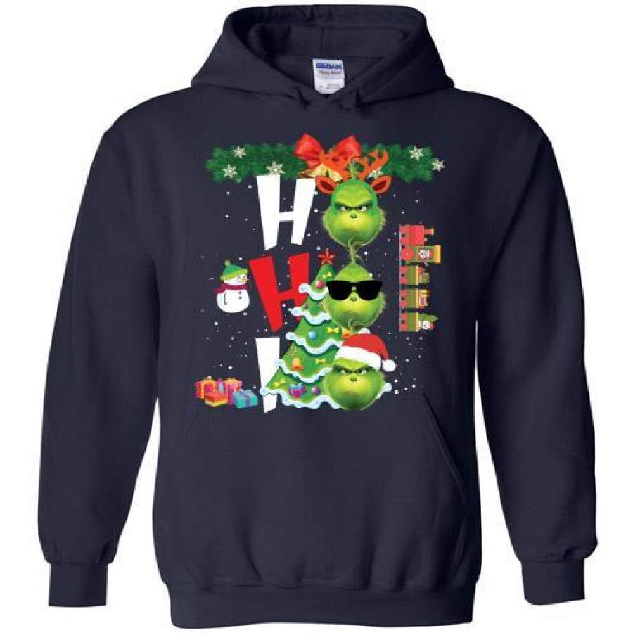 Grinch HO HO HO Christmas Hoodie