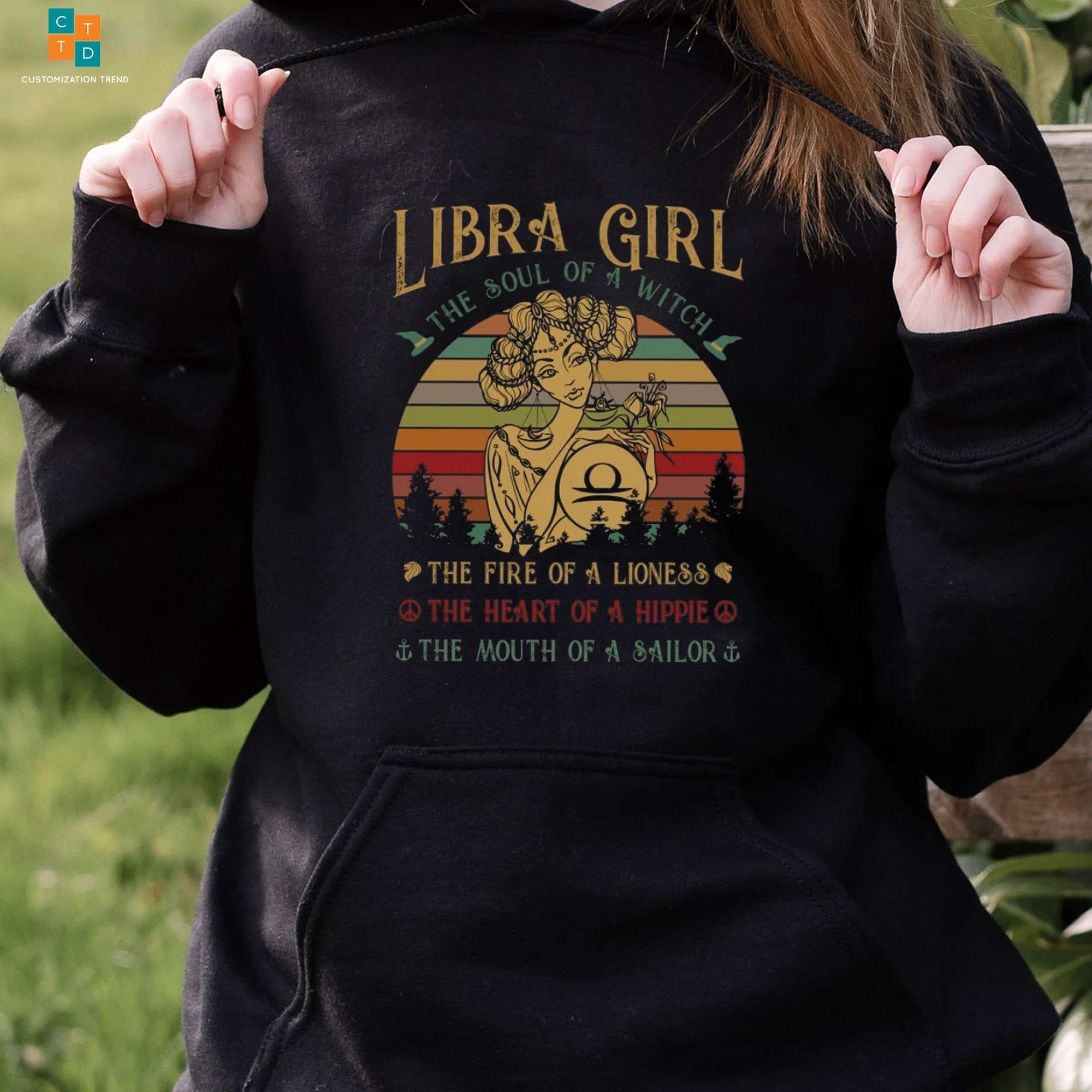 Libra Girl The Soul Of A Witch Hoodie, Shirt