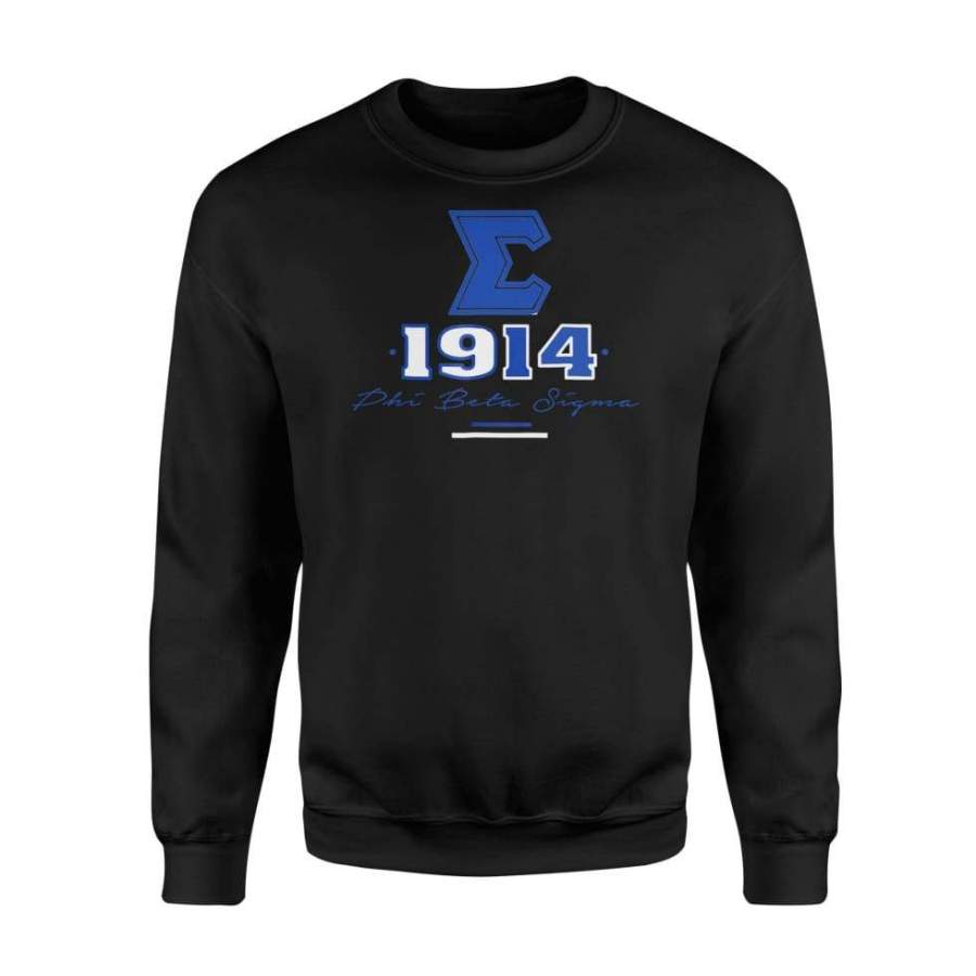 Mens Phi Beta Sigma Paraphernalia – – Standard Fleece Sweatshirt