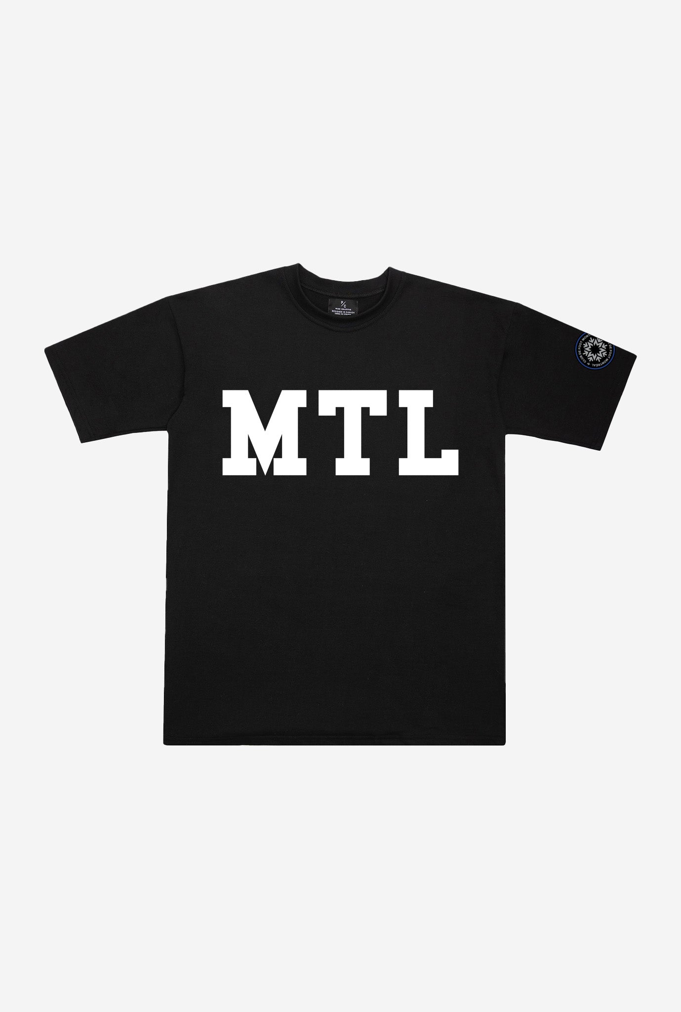 Cf Montreal “Mtl” Heavyweight T-Shirt – Black