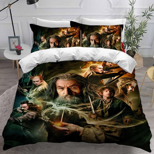 The Lord Of The Rings 6 Duvet Cover Pillowcase Home Decor 3D Bedding Set 1871