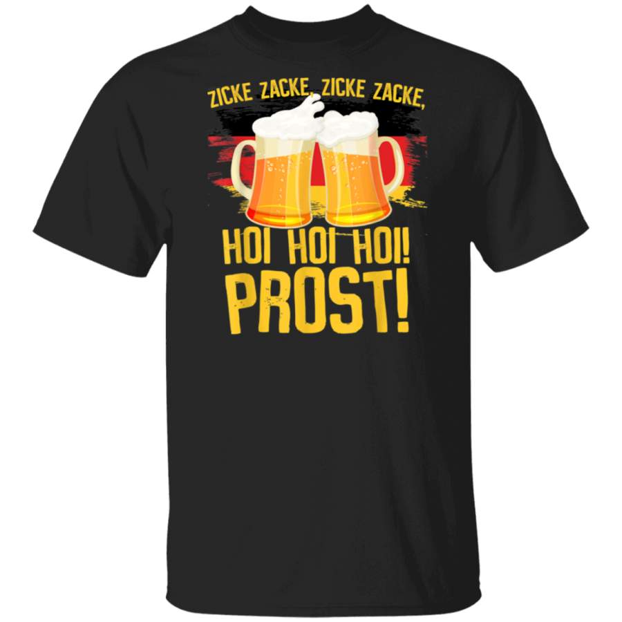 Prost Toast Oktoberfest Beer German Celebration Bier Cheer T Shirt