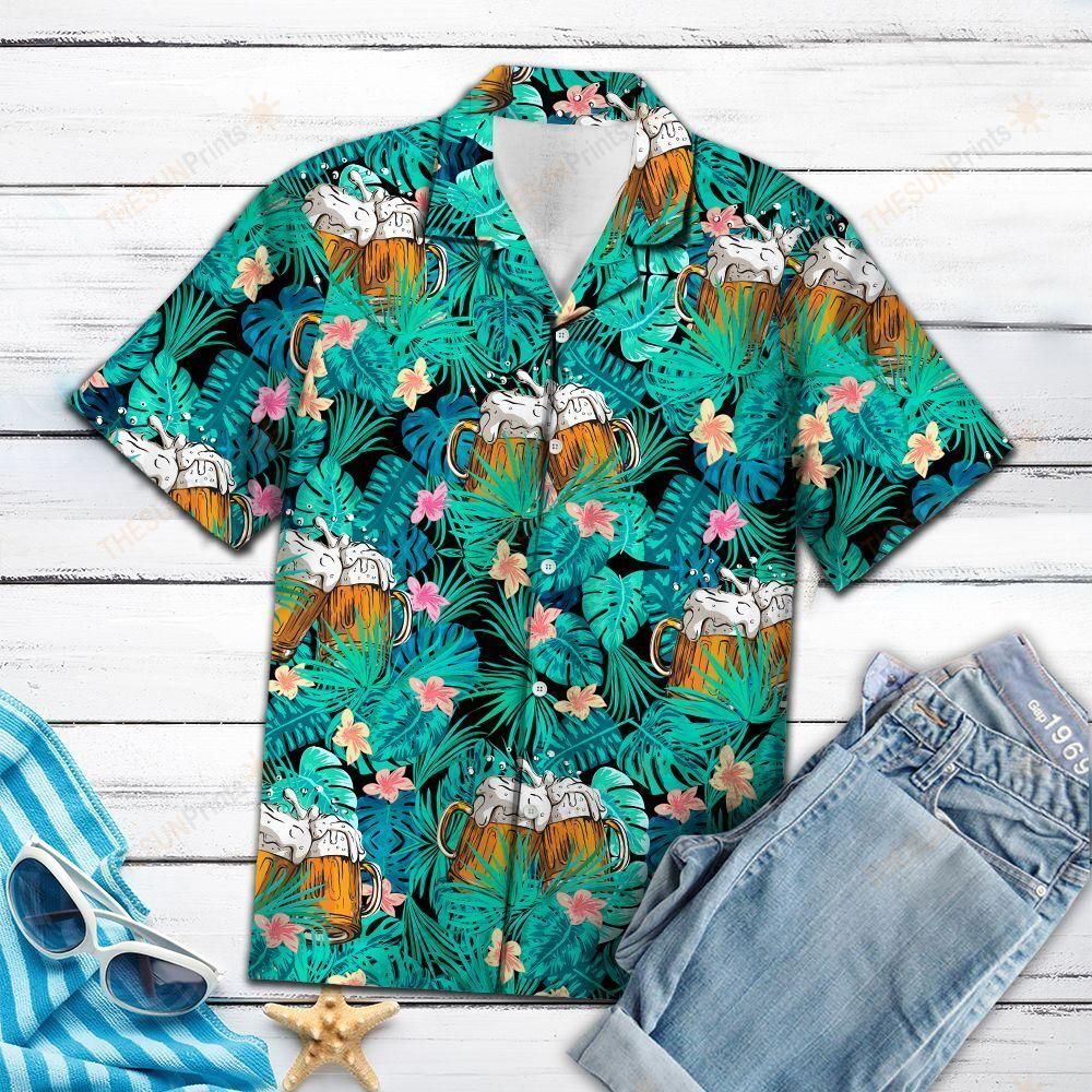 Beer Tropical Hawaiian Shirt Ha101123