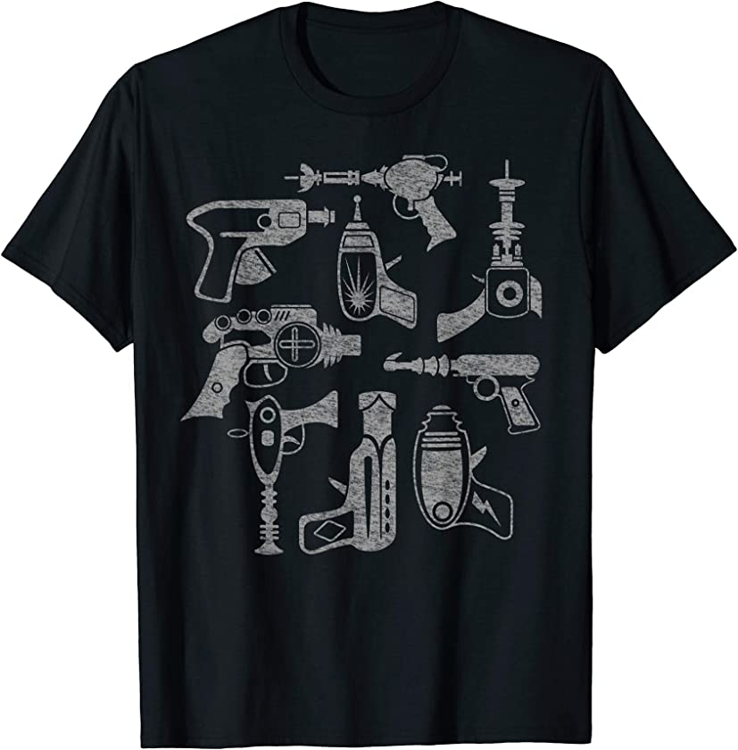 Vintage Space Ray-Gun Collection – Retro T-shirt