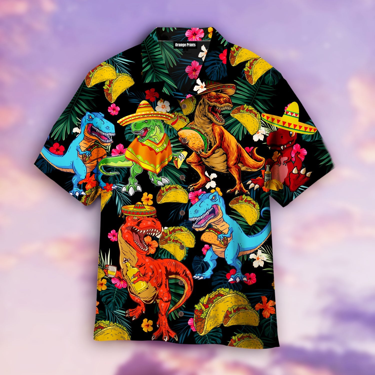 Dinosaur Love Tacos Hawaii Shirt For Men Women Adult Ha43177