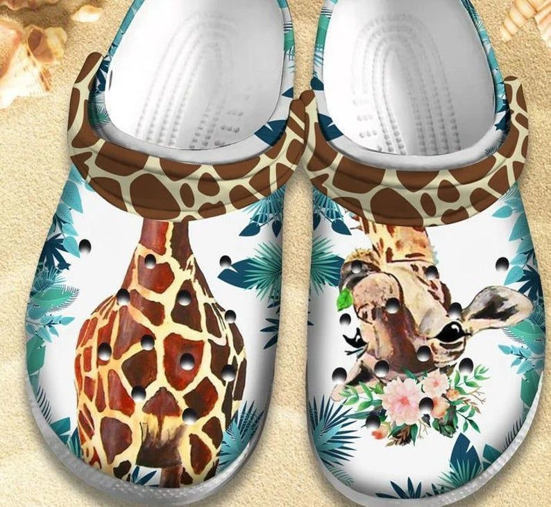 Giraffe Crocs Animals Crocs Rubber Crocs Clog Shoes Comfy Footwear ...