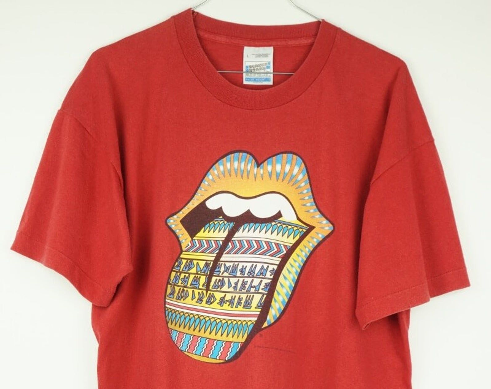 Vintage Bandshirt / Vintage Tour Shirt 1997 Rolling Stones Tongue Bridges To Babylon – Vtg T-Shirt – 90S Vintage Shirt –