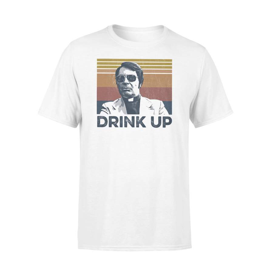 True Crime Drink Up Vintage Retro T-shirt