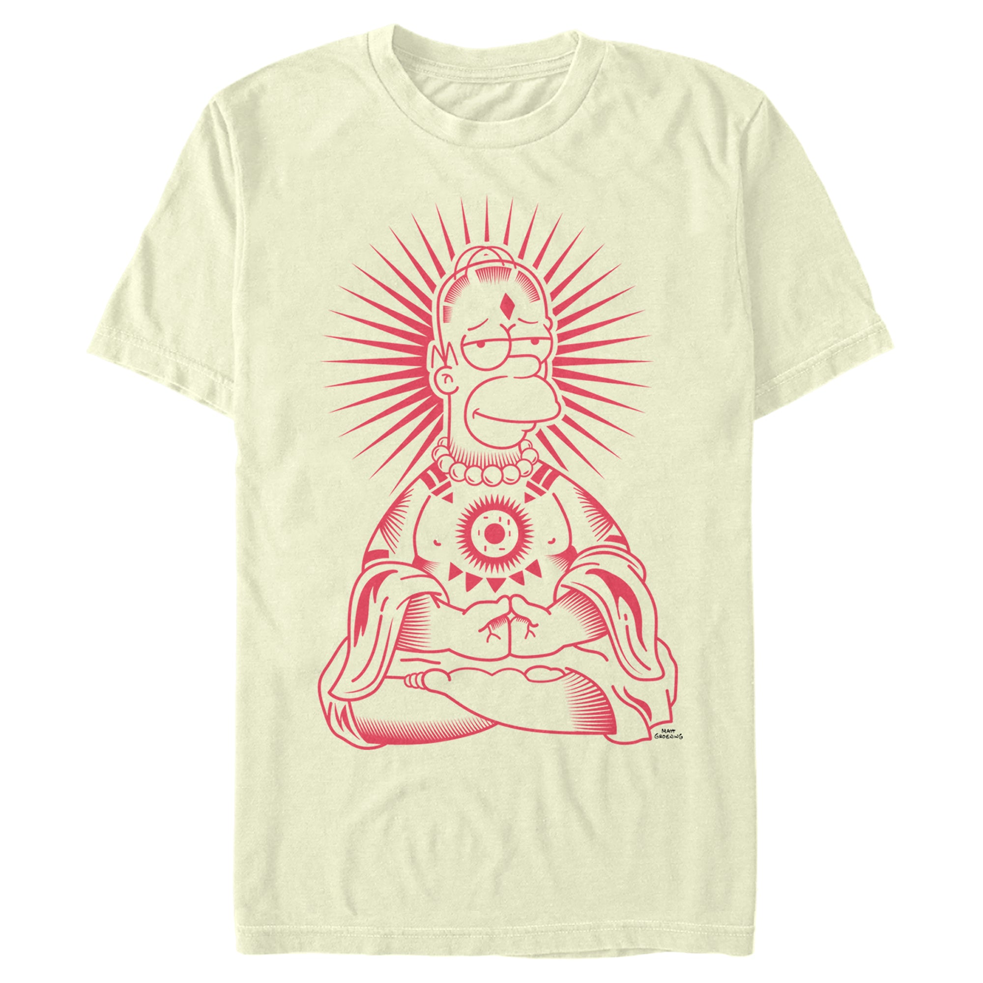 The Simpsons Men’S Zen Homer  T-Shirt