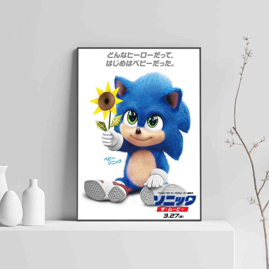 Sonic The Hedgehog Flower Poster