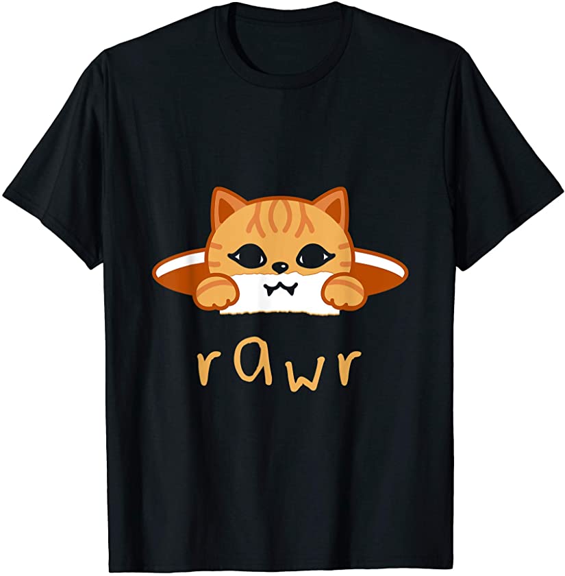 Rawr Cat Vampire Funny Cute Kitty Pussycat Kitten Gift T-Shirt