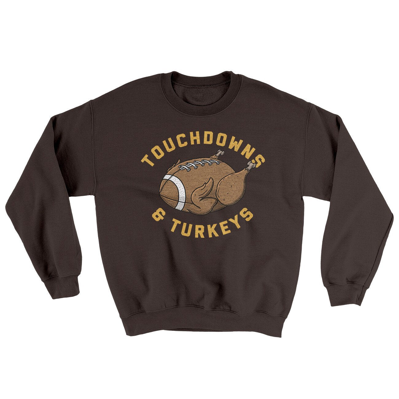 Touchdowns And Turkeys Ugly Sweater