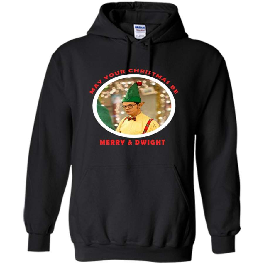 May Your Christmas Be Merry Christmas Dwight – Gildan Heavy Blend Hoodie