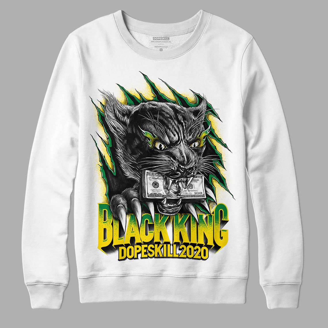 Dunk Low Reverse Brazil Dopeskill Sweatshirt Black King Graphic