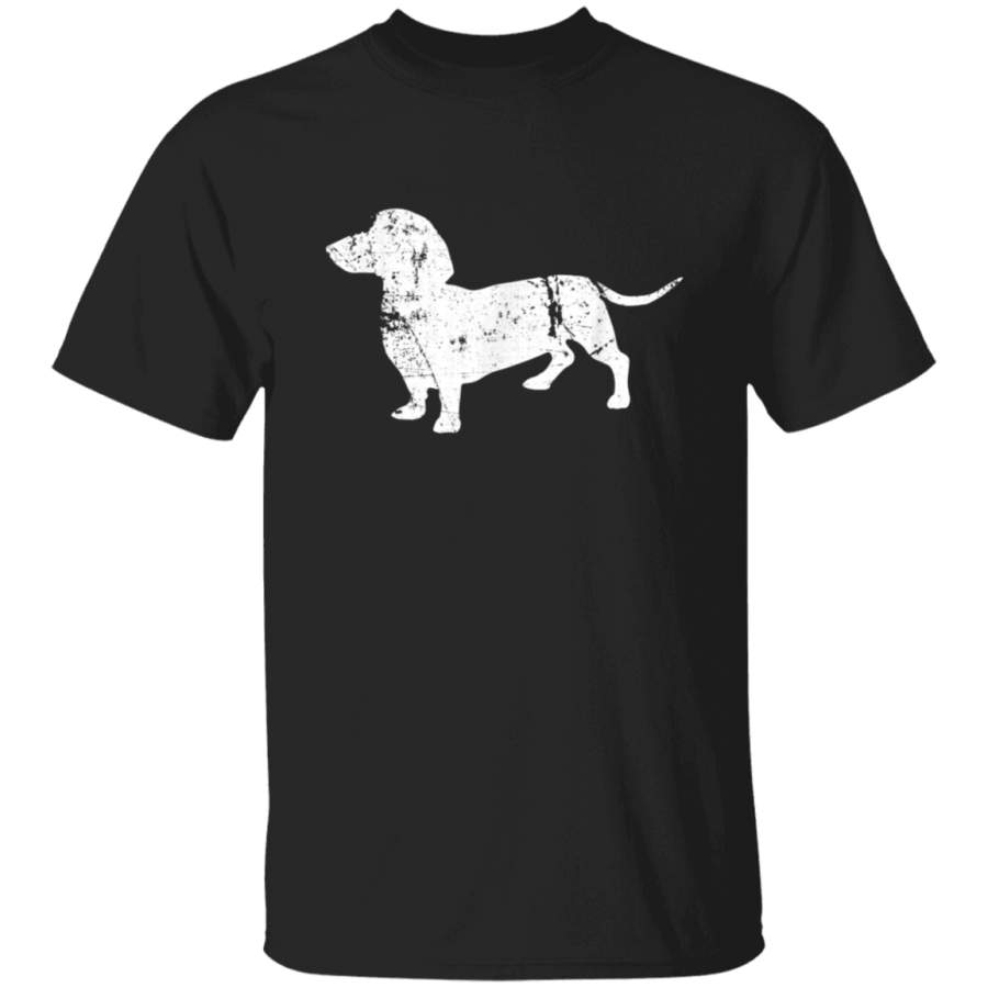 Distressed retro vintage mama wiener dachshund pet dog owner TShirt