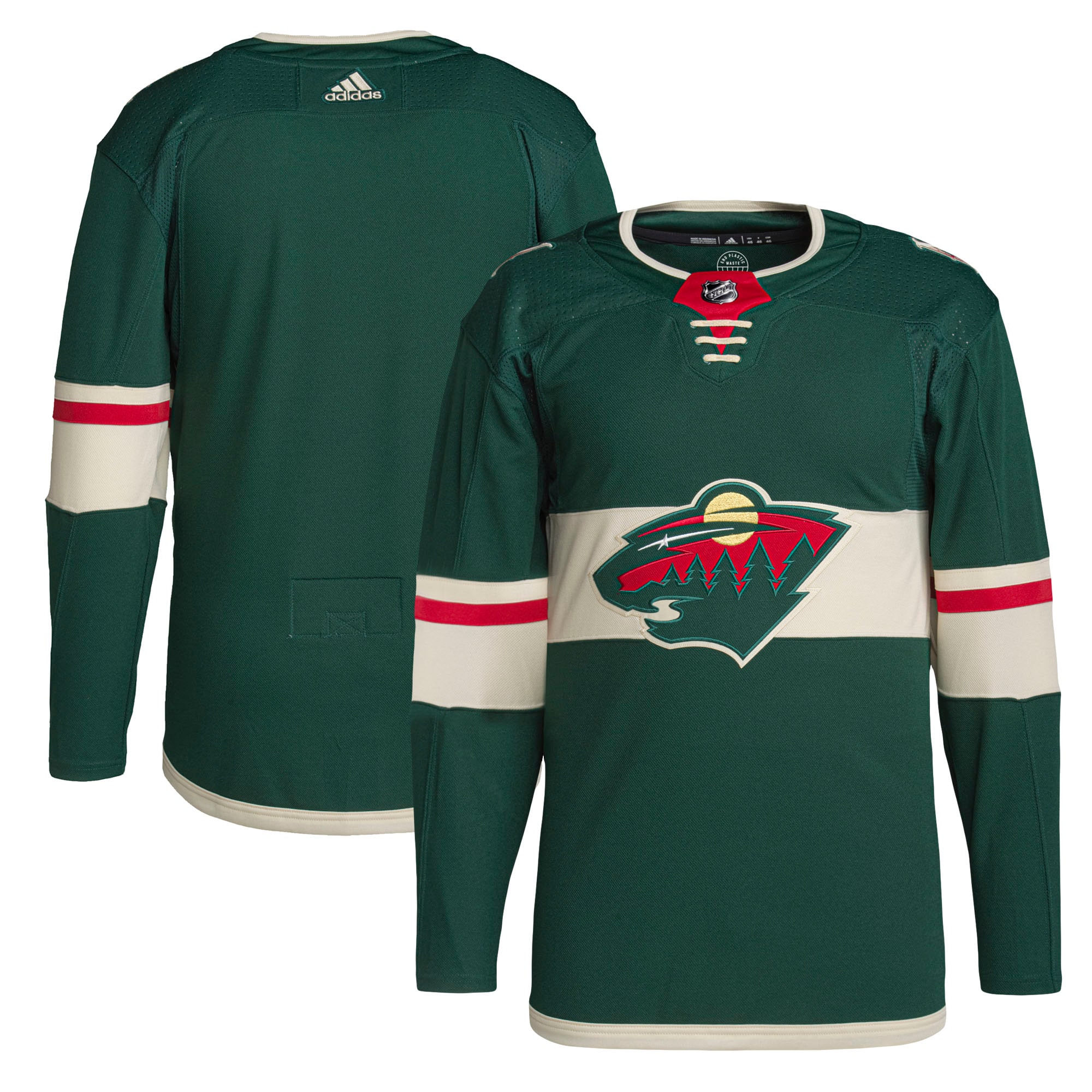 Minnesota Wild Home Primegreen Authentic Jersey – Green