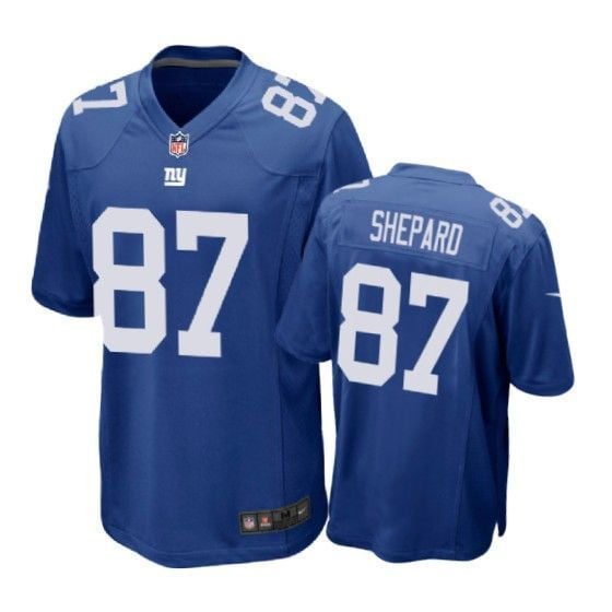 New York Giants Sterling Shepard Game Royal Mens Jersey