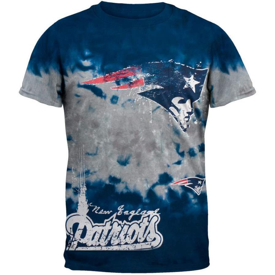 New England Patriots – Fade Tie Dye T-Shirt