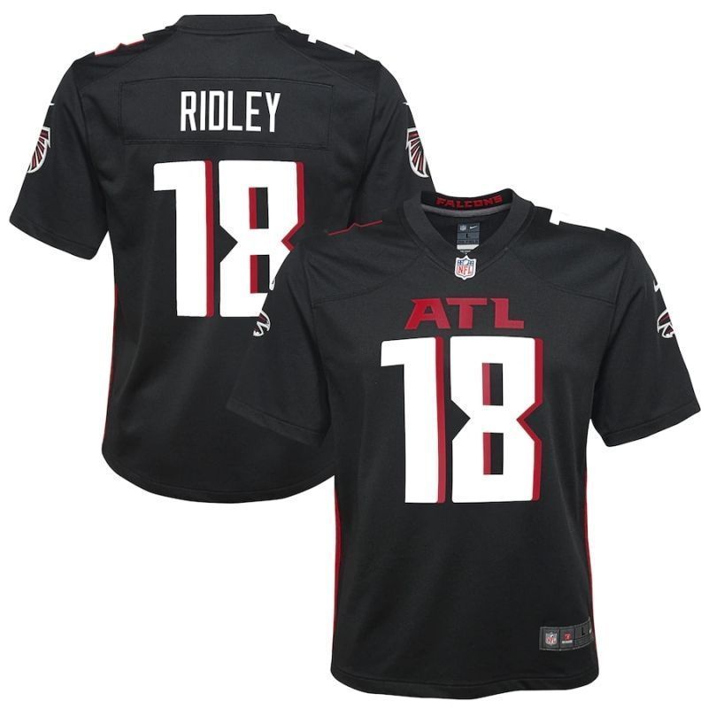 Atlanta Falcons Calvin Ridley #18 NFL 2020 Black Womens Jersey