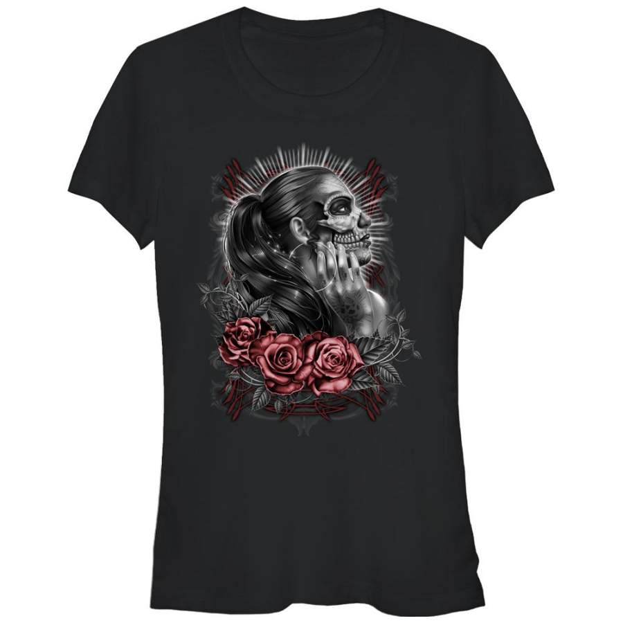 Aztlan Junior’s Dead Mask  T Shirt Black S