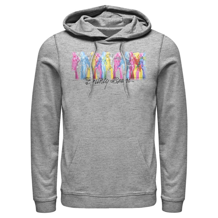 Britney Spears Men’s Rainbow on Stage  Lightweight Hoodie