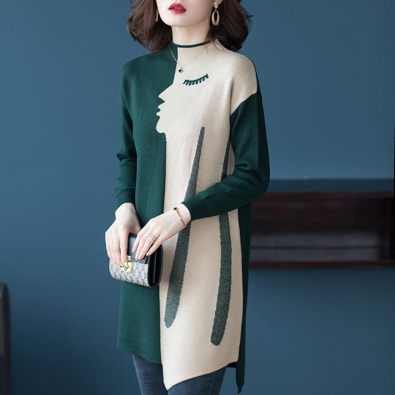 2020 spring summer autumn new woman Lady fashion casual sexy women Dress female party Dress sweater women Aq134 alx