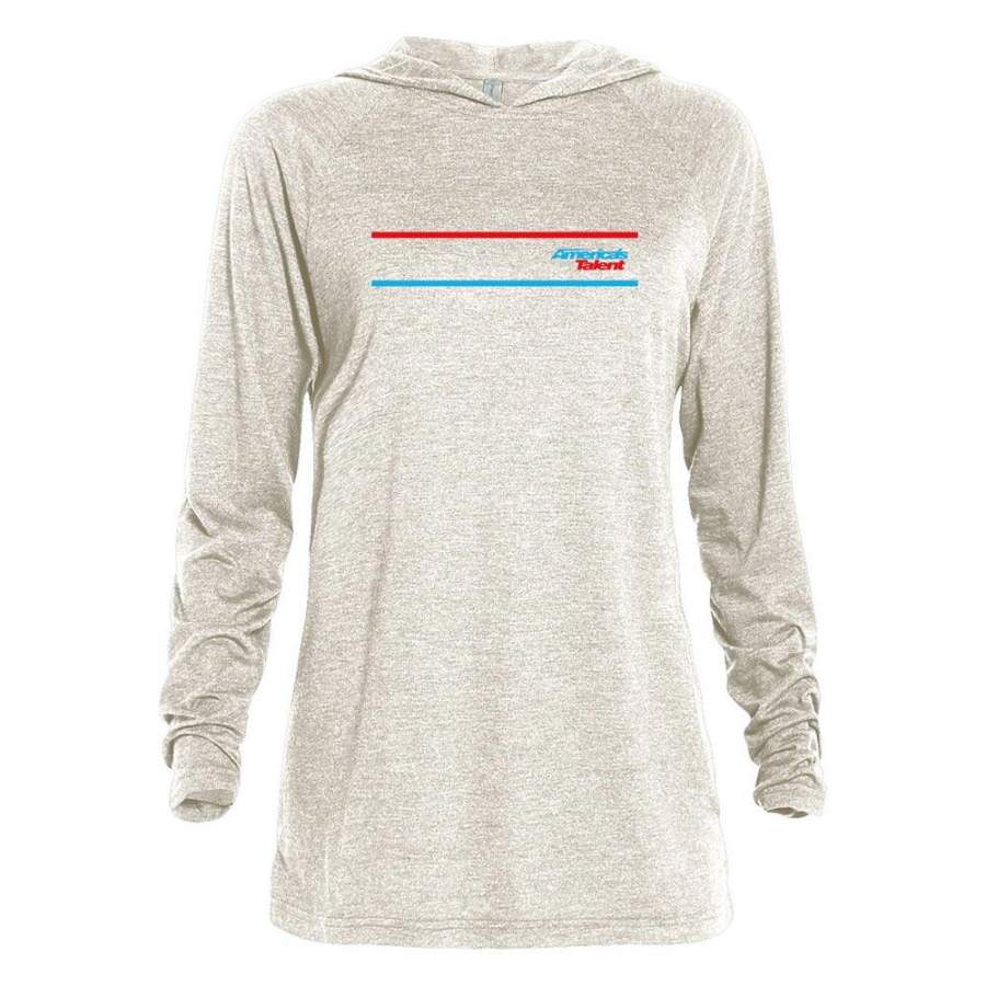 America’s Got Talent Striped Adult Tri-Blend Raglan Hoodie