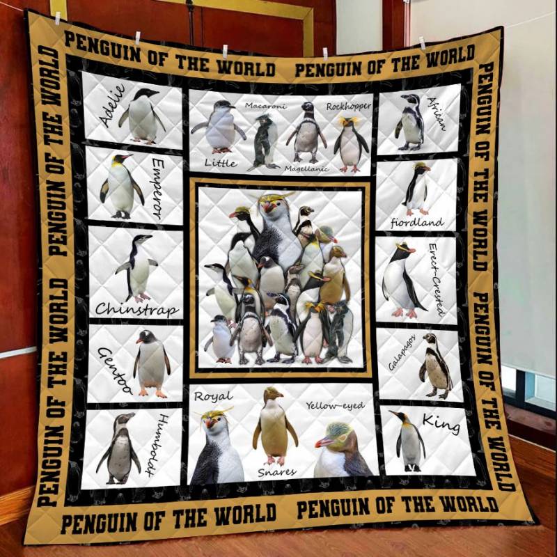 Penguin Of The World H17809 – Quilt Blanket