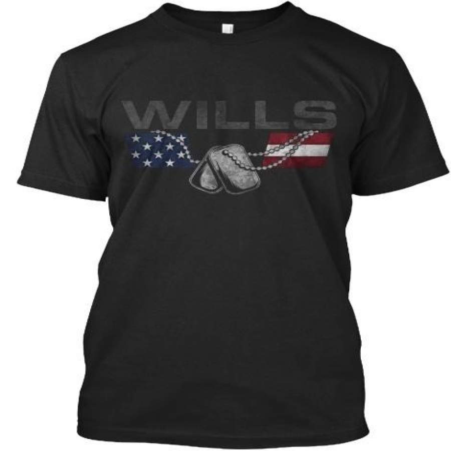 Wills Family Honors Veterans Standard Unisex T-Shirt