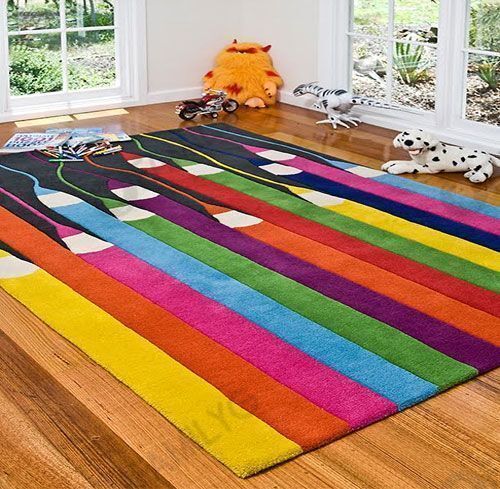 Color Brush Rug